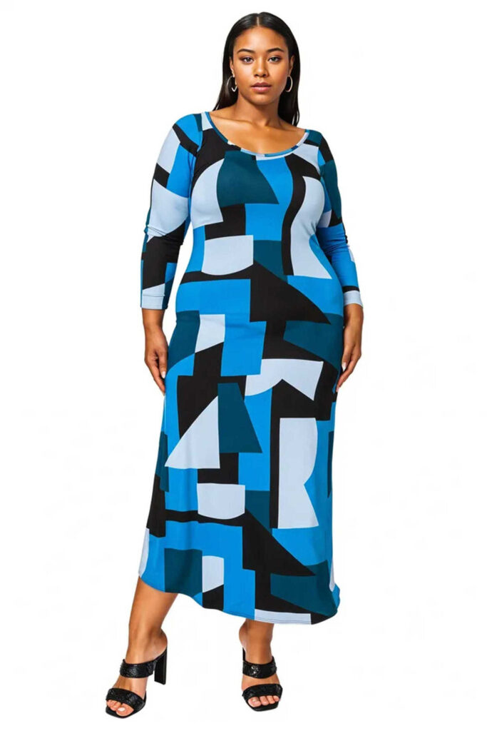 Ozean Azul Maxi Dress