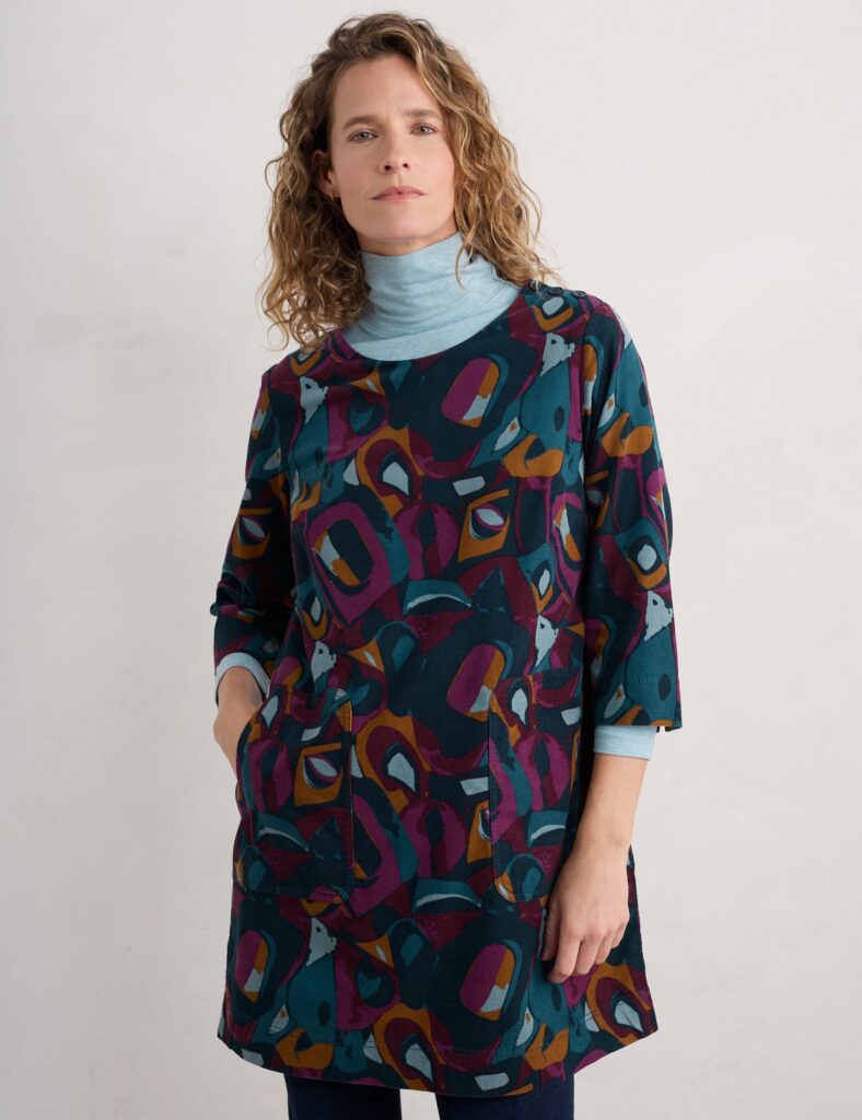 Pure Cotton Geometric Tunic