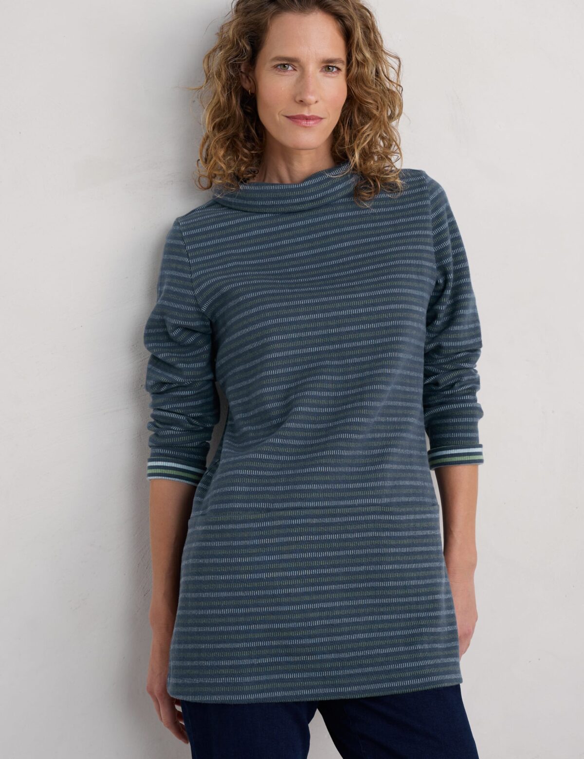 Pure Cotton Striped Tunic