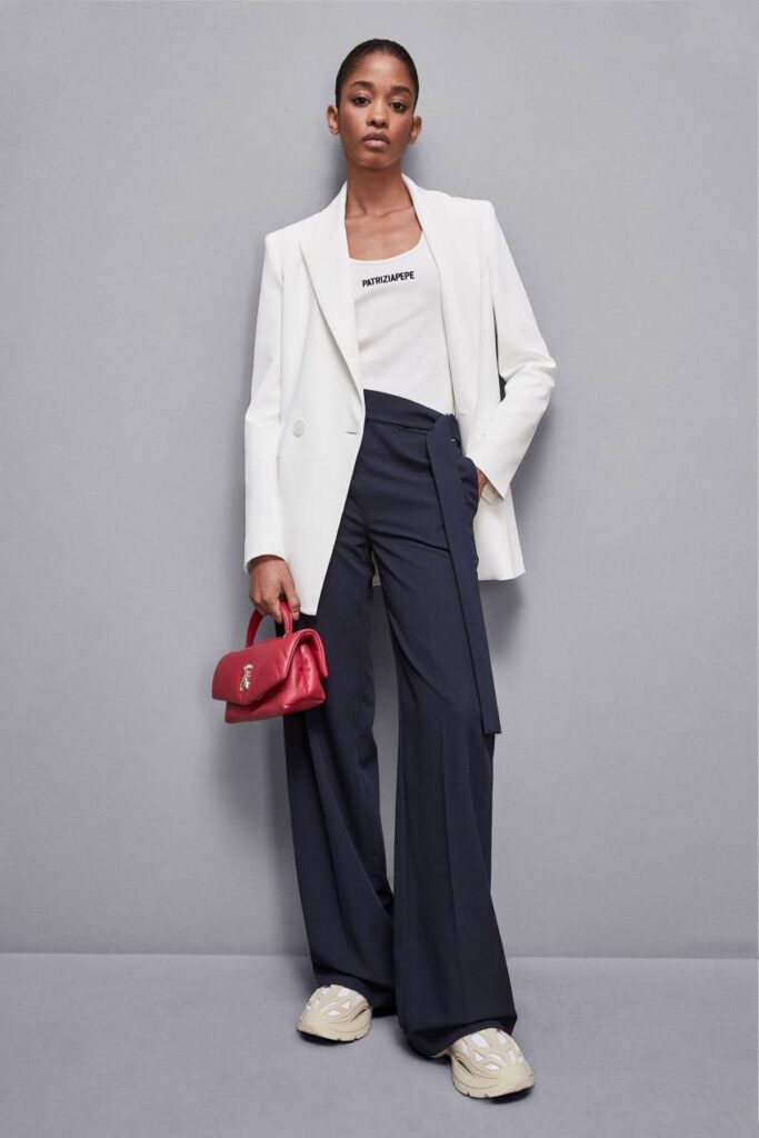 Regular fit gabardine pants